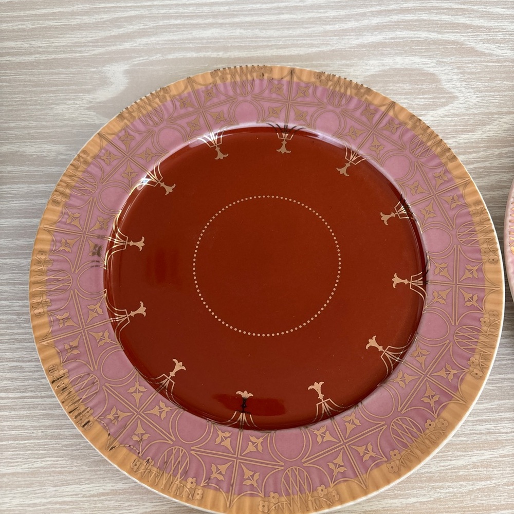 Anthropologie THE HONORA STONEWARE DESSERT PLATE SET OF 4 - Picture 6 of 12